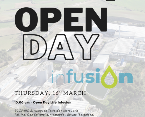 Life Infusion Open Day: Thursday,16th March at 10 am. Location: Ecoparc 2, Barcelona