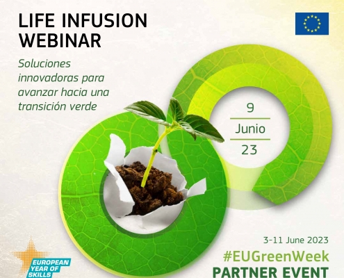 Life Infusion webinar emmarcado en la Semana Verde Europea. 9 de junio 2023 a las 10h.
