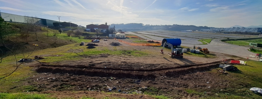 COGERSA civil work, R&D zone. Panoramic view